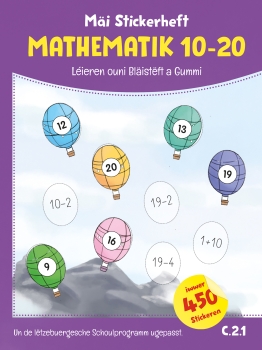 Mäi Stickerheft: MATHEMATIK 10-20